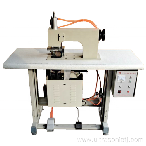 Semi-automatic foot pedal children's clothing pattern embossing and cutting machine Ultrasonic lace sewing machine